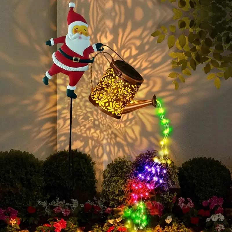 🔥Hot Sale 50% OFF🔥Christmas Solar Kettle Lights Garden Lawn